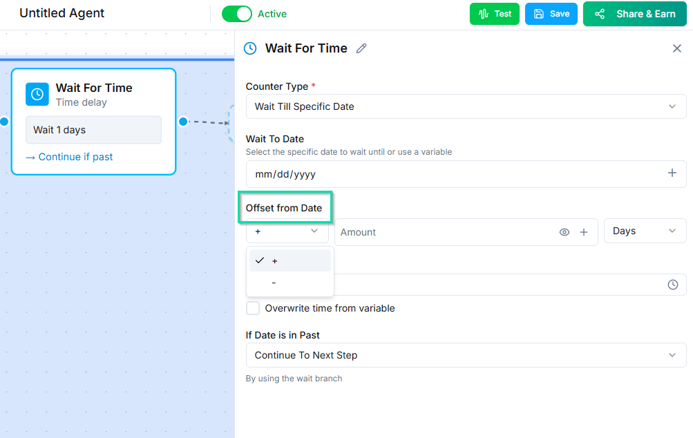 Time Offset